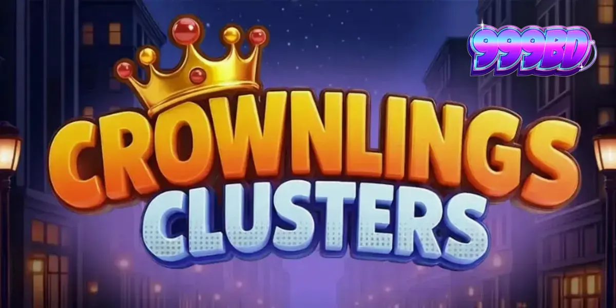 Crownlings Clusters স্লটের রঙিন এবং উৎসবমুখর ইন্টারফেস